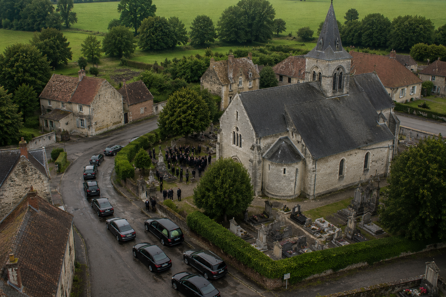 Travaux de cimetière
